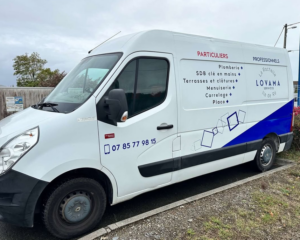 Lettrage camion
